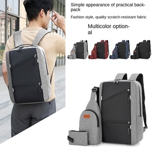 Fashion Nylon Material Laptop <b>Bag</b> Business Large Capacity Waterproof <b>Bag</b> USB Schoolbag for Men - Product Image 1