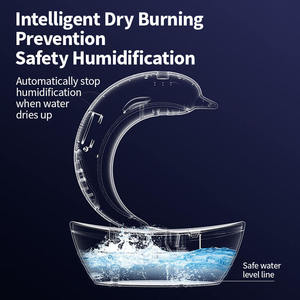 Home Decor Gift Colorful Lights <strong>Bluetooth</strong> <strong>Speaker</strong> Dolphin Anti Gravity Water Droplet <strong>Humidifier</strong> <strong>Diffuser</strong> - Product Image 4