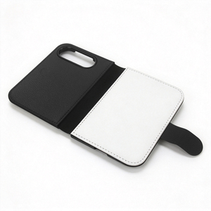 Étuis de téléphone à rabat entièrement enveloppants en cuir PU vierge pour sublimation, avec 2 emplacements pour cartes, pour iPhone 18 DUO, pour la protection du téléphone - Product Image 5