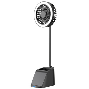HiTao 10W LED Desk <b>Lamp</b> with Fan & 15W Fast <b>Wireless</b> Charger Multi-Function Pen Holder Light - Product Image 1