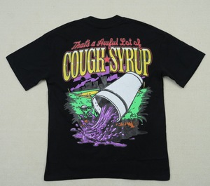 T-shirts graphiques Cough Syrup en coton de haute qualité, col rond, manches courtes, respirants, décontractés, coupe ample, streetwear pour hommes - Product Image 2
