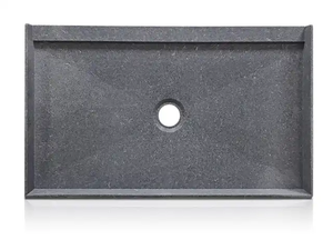 Promotion : Plateau de <span class=keywords><strong>douche</strong></span> en SMC 60 x 36 pouces avec drain central, gris, en plastique, carrelable, pour salle de bain - Product Image 3