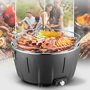 Đa chức năng pin hoặc USB không khói Tabletop Hàn Quốc than nướng thịt nướng beefer nướng charcole BBQ