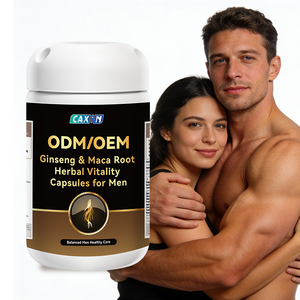 Cápsulas <span class=keywords><strong>de</strong></span> Maca <span class=keywords><strong>y</strong></span> Ginseng <span class=keywords><strong>de</strong></span> Alta Dosis OEM/ODM, Suplemento Herbal para Mejorar la Energía Masculina, Suplemento para Apoyar la Energía <span class=keywords><strong>y</strong></span> la Resistencia en Hombres, Marca Privada - Product Image 1