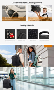Cadeau d'entreprise personnalisé, sac à dos Oxford, ensemble de quatre pièces, décontracté, voyage d'affaires sur courte distance, sac à dos de grande capacité 20-35L - Product Image 6