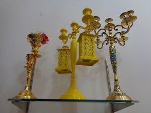 Bougeoirs en métal, 1 pièce, support de Table pour fête de mariage, décoration d'hôtel, maison - Product Image 6