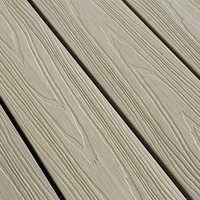 Dek Lantai WPC Anti-Selip Tahan Air Motif Kayu Alami Sistem Interlock Perawatan Rendah untuk Taman, Rumah Sakit, dan Area Luar Ruangan