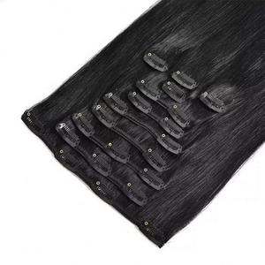 High Quality Natural Seamless PU Clip-In <b>Hair</b> <b>Extensions</b> Good Quality Raw Remy Human <b>Hair</b> <b>Extensions</b> - Product Image 6