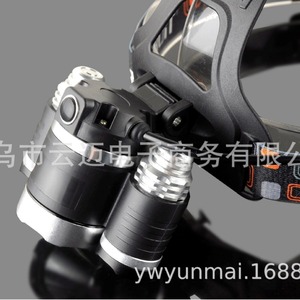 Linterna frontal LED T6 con batería recargable, luz blanca para pesca al aire libre - Product Image 3