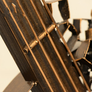 Estilo náutico, arte decorativo de Metal, artículos de decoración de guitarra, decoración de boda, instrumentos musicales, técnica de fundición de acero - Product Image 3