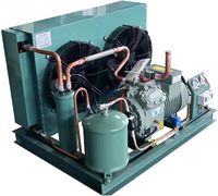Unité de condensation à compresseur scroll haute efficacité, réfrigérant R-404A, capacité de refroidissement 600W, compatible avec moteur de compresseur pour applications froides