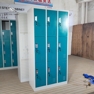 Có thể khóa và an toàn lưu trữ thép Locker 9 ngăn workman tủ - Product Image 6