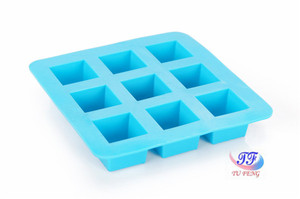 <b>9</b> Cavity Chocolate Mold Silicone square Ice <b>Cube</b> Tray - Product Image 3
