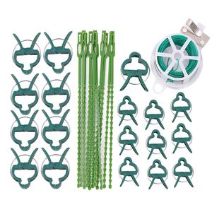 Pince fixe autobloquant pour plantes grimpantes, attache de câble, fil de liaison, tige de fleur et de légume, <span class=keywords><strong>fixation</strong></span> de Support - Product Image 1