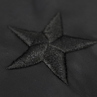 Drapeau américain noir 3x5 pieds, étoiles brodées, rayures cousues, œillets en laiton, drapeau américain noir robuste, occultant