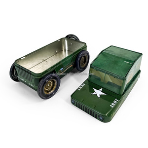 JYB Lata de Metal con Diseño de Jeep, Ecológica, para Guardar Galletas, Dulces, Chocolate, Recipiente de Metal con Diseño de Jeep, Regalo de Cumpleaños para Niños - Product Image 2