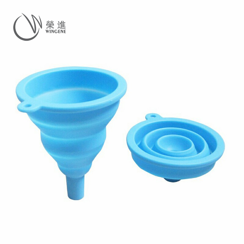 Горячая Распродажа силиконовая воронка силиконовая резиновая Воронка с ручкой