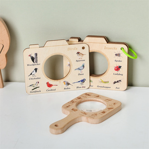 Biểu Tượng Tùy Chỉnh Nhà Máy Bằng Gỗ Thiết Kế Hoạt Động Cubes Set 3 + Năm Thí Nghiệm Khoa Học Magnifying Kính Đồ Chơi - Product Image 4