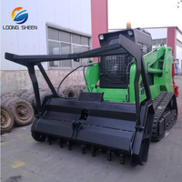 Spaccalegna e Trinciatrice Forestale Loong Sheen per Trattore - Alimentazione Diesel con Controllo Digitale e Garanzia di 1 Anno