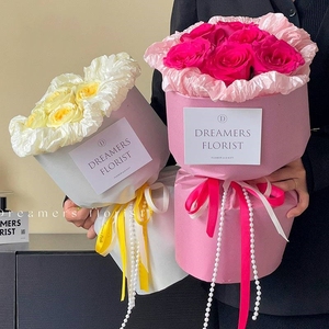 Không thấm nước hoa gói giấy Frosted bó hoa Gói phim florist gói nhựa 5 yards PE ống đồng in ấn Chiết Giang - Product Image 4