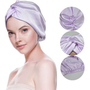<span class=keywords><strong>Bonnet</strong></span> de nuit en <span class=keywords><strong>satin</strong></span> double couche pour femmes de luxe <span class=keywords><strong>Bonnet</strong></span> de <span class=keywords><strong>cheveux</strong></span> en soie solide pour la protection des <span class=keywords><strong>cheveux</strong></span> bouclés élastique quotidien et sommeil - Product Image 1