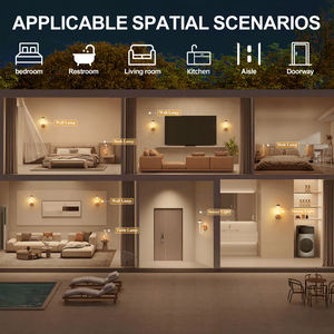 Lampu Meja RGB Nordic Smart Home Decor, Dapat Diisi Ulang via USB, Sensor Gerak Magnetik Nirkabel, DIY, Lampu Dinding LED Samping Tempat Tidur yang Dapat Disesuaikan - Product Image 6