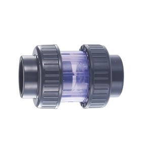 <span class=keywords><strong>Valvola</strong></span> <span class=keywords><strong>in</strong></span> <span class=keywords><strong>PVC</strong></span> trasparente <span class=keywords><strong>valvola</strong></span> <span class=keywords><strong>di</strong></span> <span class=keywords><strong>ritegno</strong></span> <span class=keywords><strong>a</strong></span> sfera <span class=keywords><strong>a</strong></span> molla <span class=keywords><strong>in</strong></span> <span class=keywords><strong>PVC</strong></span> trasparente DN15-DN100 - Product Image 1