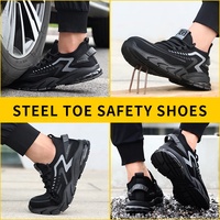 Chaussures de sécurité GUYISA, légères, respirantes, désodorisantes, chaussures de travail pour hommes, chaussures de sport décontractées avec semelle en caoutchouc