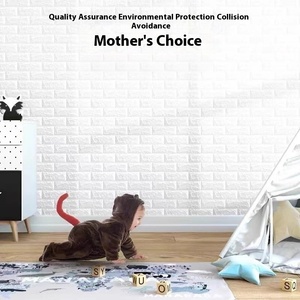 Giấy dán tường vải cotton thiết kế nội thất bóc và dính 3D trang trí nội thất Giấy dán tường mô hình tấm nghệ thuật dán gạch papier - Product Image 4