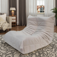 Canapé pouf de luxe moderne canapé compressé fauteuil de sol confortable canapé paresseux pour le salon