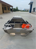 Bateau de pêche en aluminium de 3,0 m avec chaise, console personnalisée, OEM ODM