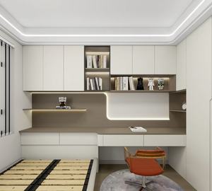 Diseño Moderno <span class=keywords><strong>de</strong></span> Lujo para Habitación Infantil, <span class=keywords><strong>Cama</strong></span>, Armario, Escritorio, Librería, Solución Integral <span class=keywords><strong>de</strong></span> Muebles para Dormitorio - Product Image 2