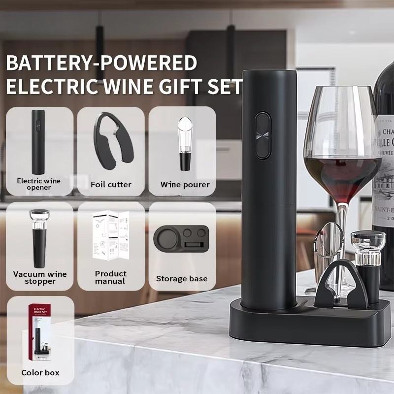 Ensemble/PRSAVBGS-KB1-602201 à piles d'ouvreur de vin