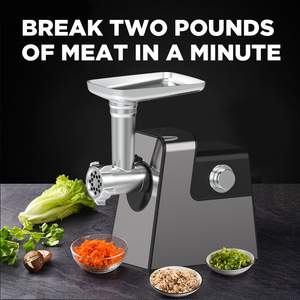 Electric Meat Grinder 200 Kg H Commercial Grade Stainless Steel Multi Function <b>Vegetable</b> <b>Chopper</b> Slicer - Product Image 2