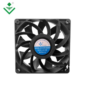 12025 ventilador de refrigeración de CC de 5 pulgadas gabinete de control eléctrico súper silencioso 5V 12V 24V ventilador de flujo axial 120x120x25 - Product Image 2