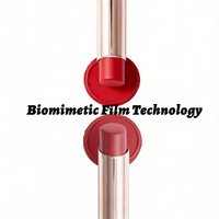 BioLip Serum Lippenstift 5 Farben Glasartiger Plumping-Glanz Keine Fleckenbildung Peptid-Boost für Kollagen Vitamin E Private Label Lippenstift