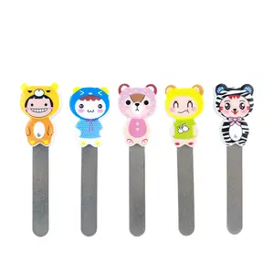 Custom Nail Buffer Baby Finger Nail File High Quality Professional Double Sided Stainless Steel Nano Glass Nail File Nano Tool