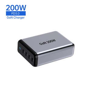 Tommox Produits Tendance Chargeur Portable pour Ordinateur Portable Type C 200W 100W Chargeur Rapide USB C pour Tablette Mobile iPad <span class=keywords><strong>iPhone</strong></span> Samsung - Product Image 1