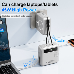 <span class=keywords><strong>Batterie</strong></span> externe 2026 45W 15000mAh à charge AC, nouvelle, fine, économique, de qualité, capacité réelle, portable, haute vitesse - Product Image 4