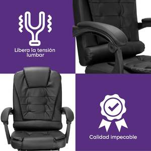 2025 Meilleure vente Pu chaise de bureau de luxe exécutif ergonomique <span class=keywords><strong>Pc</strong></span> <span class=keywords><strong>fauteuil</strong></span> inclinable <span class=keywords><strong>pas</strong></span> <span class=keywords><strong>cher</strong></span> Massage chaise d'ordinateur avec repose-pieds - Product Image 3