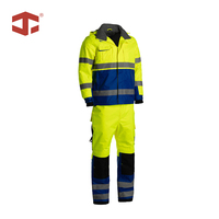 Ensemble de vêtements de sécurité JIADE WorkPro Series pour hommes, en polyester FR résistant à l'abrasion, hautement réfléchissant, chaud jusqu'à -30 (-22F), T-Max