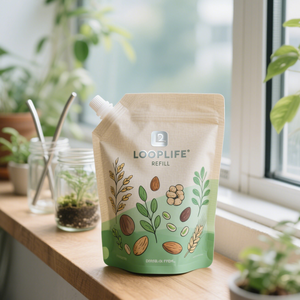 Bolsa de Embalaje Personalizada para Bebidas y Jugos, Bolsa con Boquilla para Alimentos Infantiles, Bolsa con Boquilla Reutilizable de Alta Barrera - Product Image 1