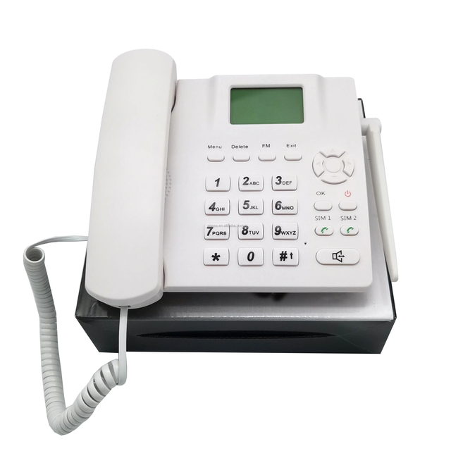 6188VK 2G GSM FWP Fixed Wireless Phone Dual SIM Slot with Call Recording