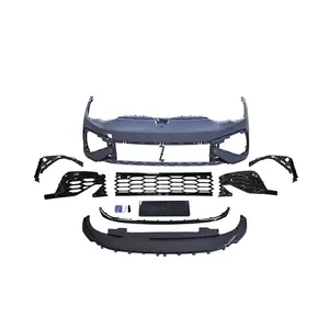 Bodykit perakitan Bumper depan mobil GTI Club perlengkapan bodi tampak olahraga untuk Volkswagen Golf 8 MK8