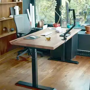 NBHY OEM חכם גובה מתכוונן חשמלי מחשב שולחן לשבת עומד שולחן מסגרת