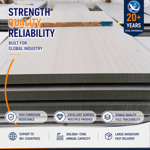 ASTM Standard 2205 Brushed Finish 4.0mm x 1250mm ASTM A240 Stainless Steel Plate of Building Materials - Product Image 1