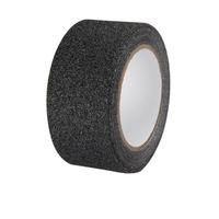 Rouleau auto-adhésif noir de 2 pouces en caoutchouc haute résistance pour béton, bande antidérapante en PVC imperméable pour escaliers, adhésif abrasif