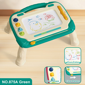 カスタム卸売子供アートグラフィティボードおもちゃミディアムスタンド色磁気絵画ボード消去可能描画ボードテーブル脚付き - Product Image 4