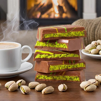 Tablette de Chocolat Artisanal à la Pistache, Fournisseur d'Usine Proposant des Solutions d'Emballage et de Marque Personnalisées, Chocolat Halal de Dubaï