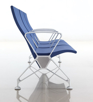 Chaises de réception d'hôpital, bancs d'attente d'aéroport, banc public 3 places de haute qualité avec rembourrage en mousse PU, sièges d'attente